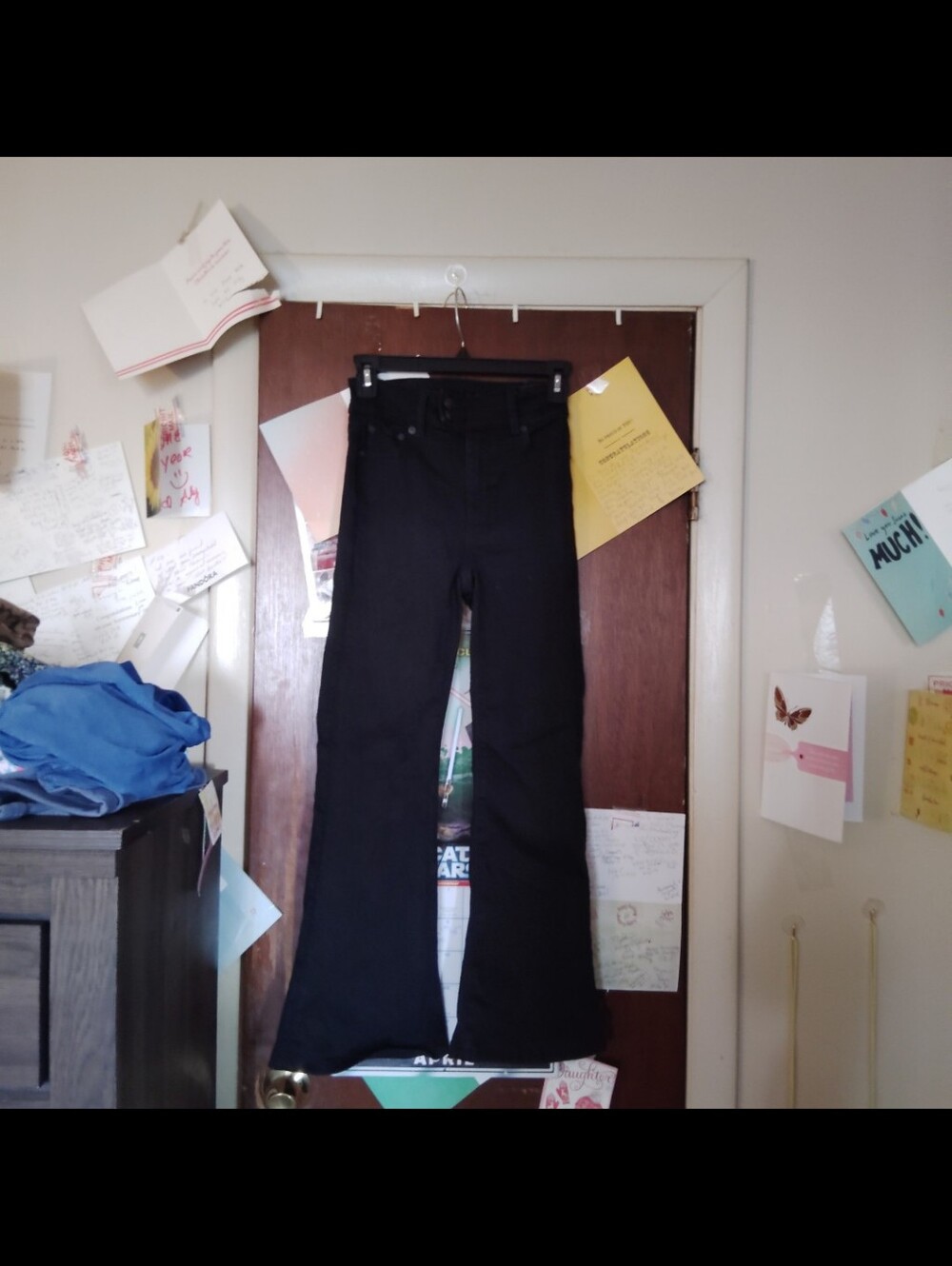 AMERICAN EAGLE Super High Rise Flare - Next Level Stretch Size 000 - Picture 7 of 14